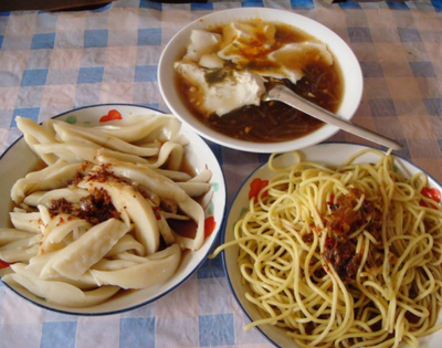 陕西面食是用来当主食,而不是小吃,有各种各样的面